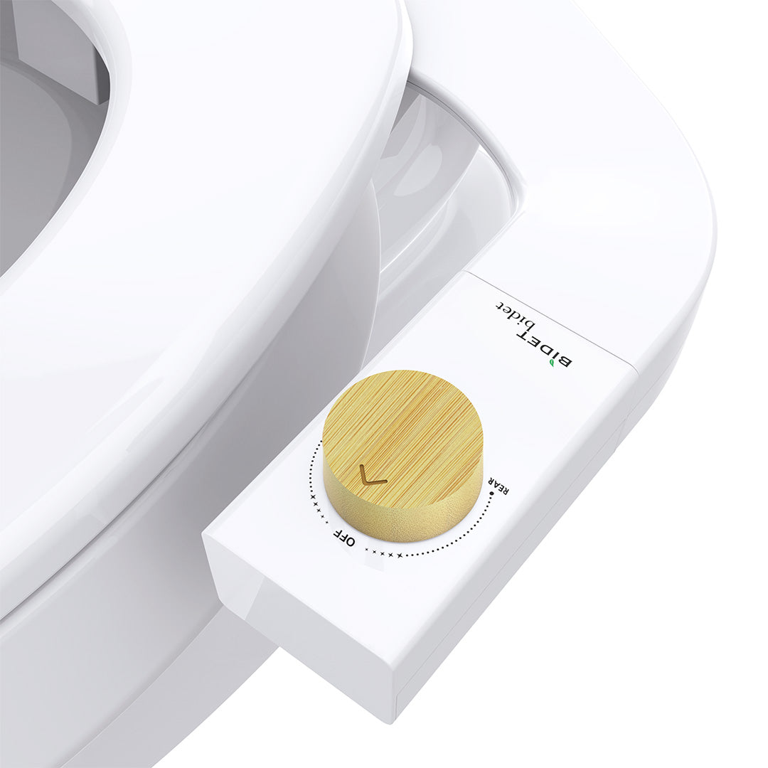 Alternative Detachable Bidet Knob Real Bamboo - Bidet Accessories