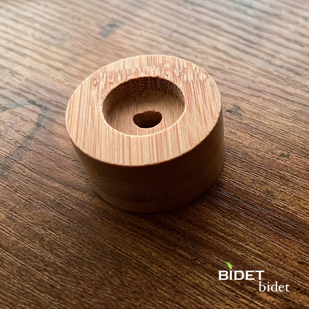 Alternative Detachable Bidet Knob Real Bamboo - Bidet Accessories