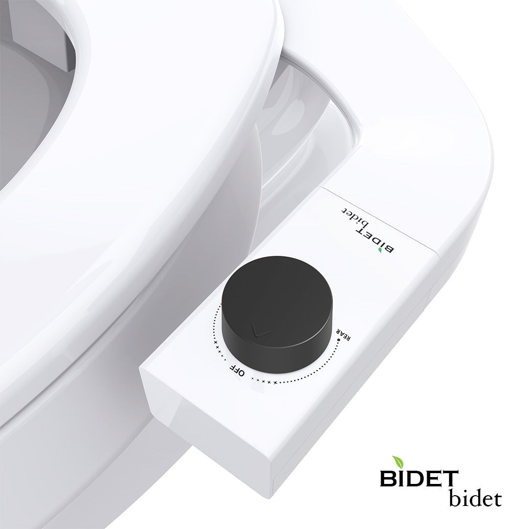 Alternative Detachable Bidet Knobs White, Silver & Black - Bidet Accessories