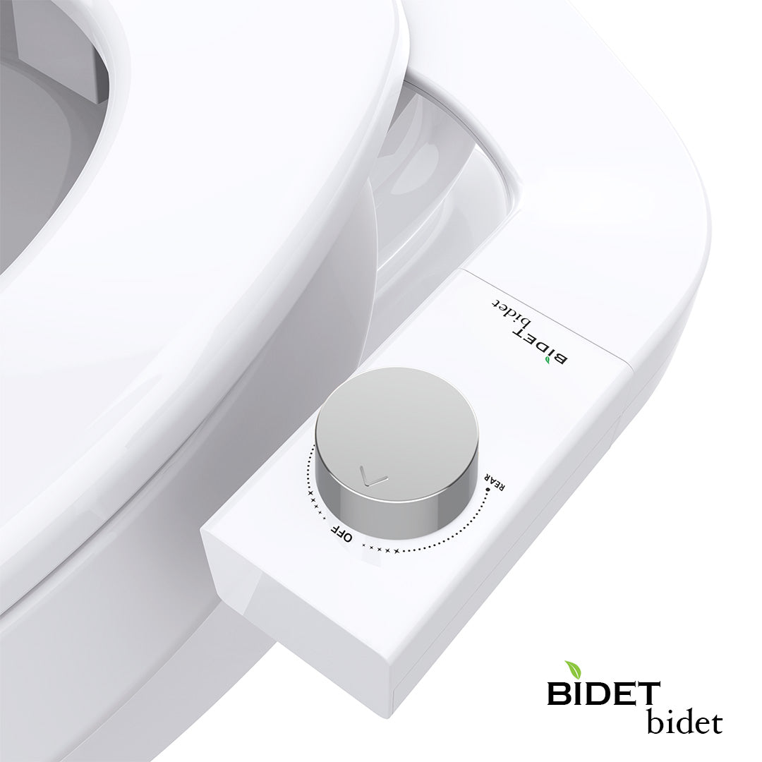 Alternative Detachable Bidet Knobs White, Silver & Black - Bidet Accessories