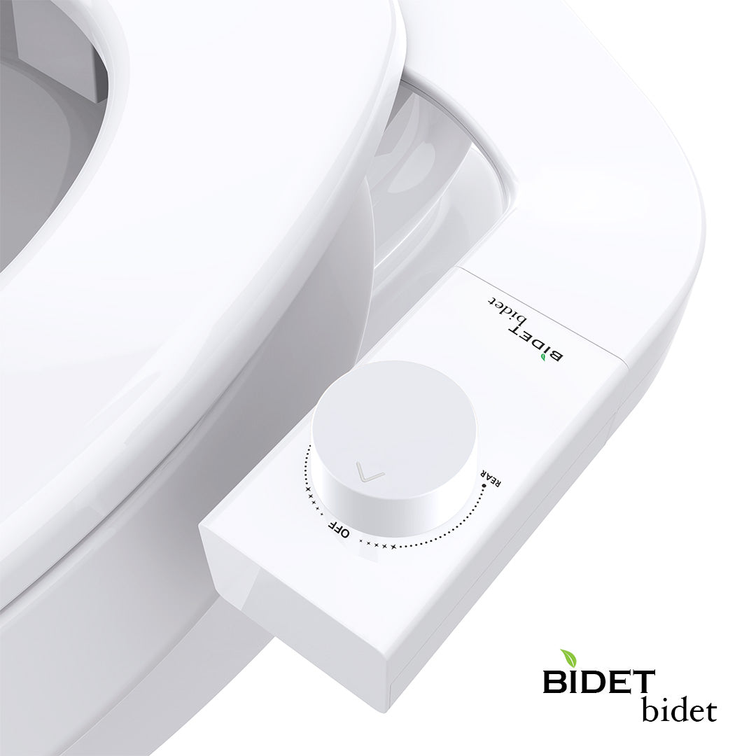 Alternative Detachable Bidet Knobs White, Silver & Black - Bidet Accessories